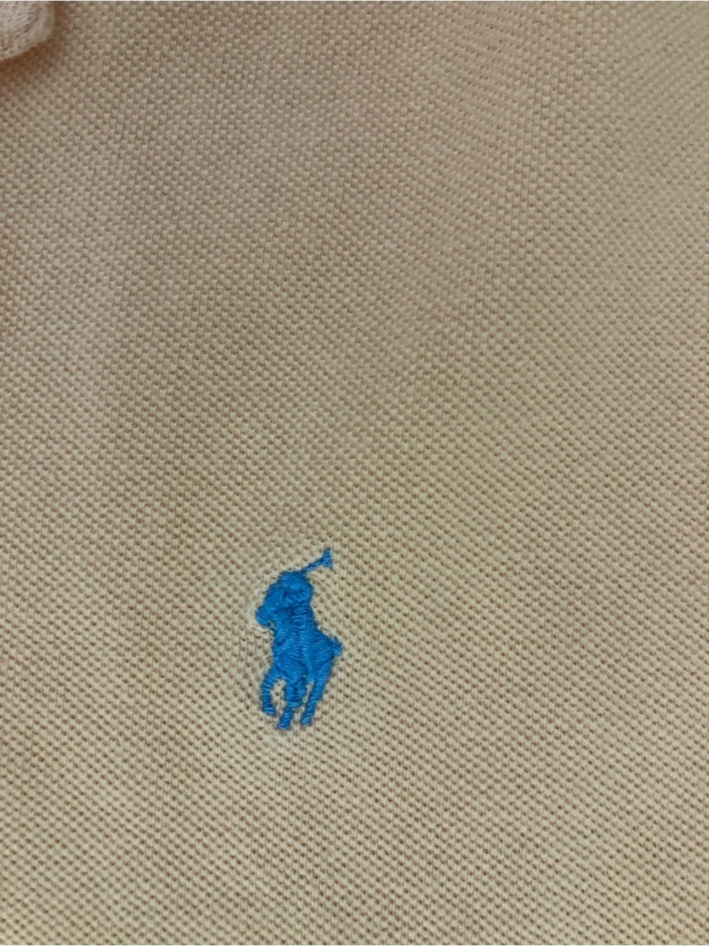 Ralph Lauren Men's L Peach Polo 100% Cotton